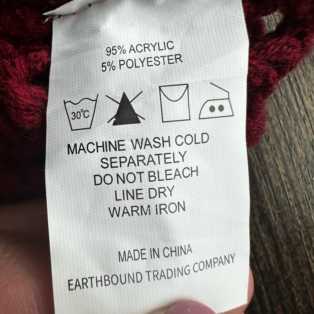 Earthbound Trading Co. Crochet Embroidered Cardigan - Picture 9 of 9